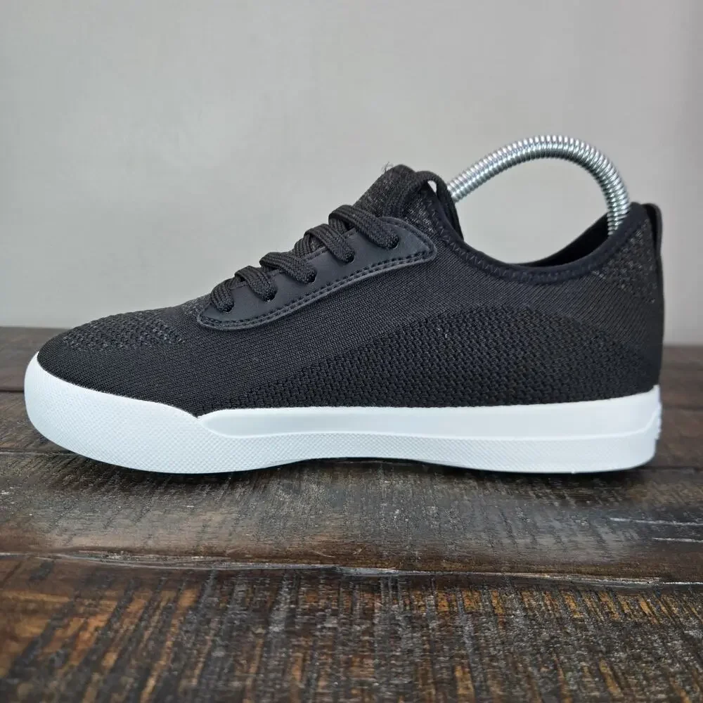 Vessi Weekend 1.5 Sneaker Womens Size 8 Waterproof Shoes Asphalt Black White